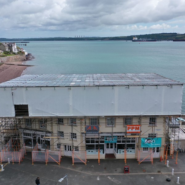 Scaffolding project - A&A Services Pembrokeshire