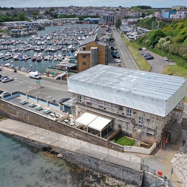Scaffolding project - A&A Services Pembrokeshire